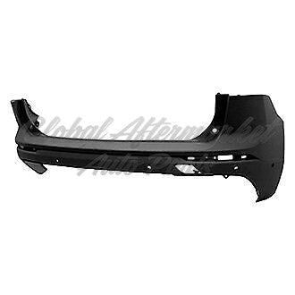 BUMPER RR W/ 4 SENSORS FOR MOMENTUM/R-DESIGN MODEL (W/O SLOTS FOR CHROME TRIM AROUND REFLECTORS) CAPA