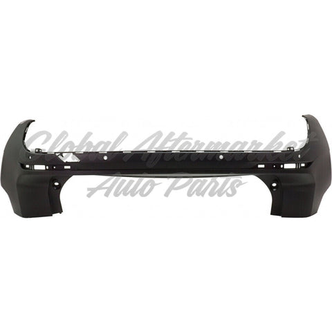 BUMPER RR W/4 PARK ASSIST SENSOR W/O SLOTS FOR CHROME TRIM