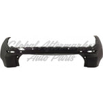 BUMPER RR W/4 PARK ASSIST SENSOR W/O SLOTS FOR CHROME TRIM — photo 1
