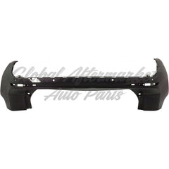 BUMPER RR W/4 PARK ASSIST SENSOR W/O SLOTS FOR CHROME TRIM