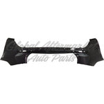 BUMPER RR W/4 PARK ASSIST SENSOR W/O SLOTS FOR CHROME TRIM — photo 2