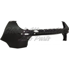 BUMPER RR W/4 PARK ASSIST SENSOR W/O SLOTS FOR CHROME TRIM