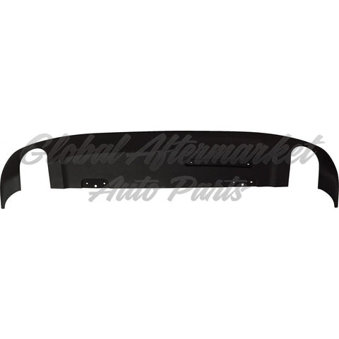 VALANCE RR LOWER TEXTURED BLACK W/ROUND DUAL EXHAUST HOLES W/O TRAILER HITCH