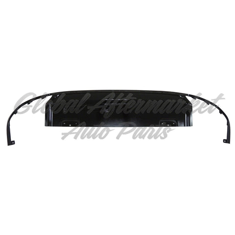 VALANCE RR LOWER BRIGHT BLACK FINISH SQUARE DUAL EXHAUST W/O TRAILER HITCH