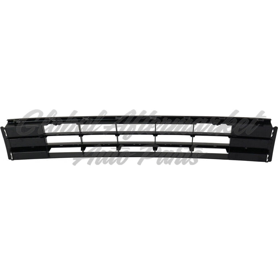 GRILLE LOWER CENTER TEXTURED BLACK W/CHROME BAR W/O SENSOR/GT/R-LINE