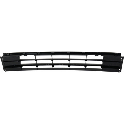 GRILLE LOWER CENTER TEXTURED BLACK W/CHROME BAR W/O SENSOR/GT/R-LINE