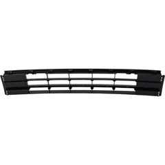 GRILLE LOWER CENTER TEXTURED BLACK W/CHROME BAR W/O SENSOR/GT/R-LINE