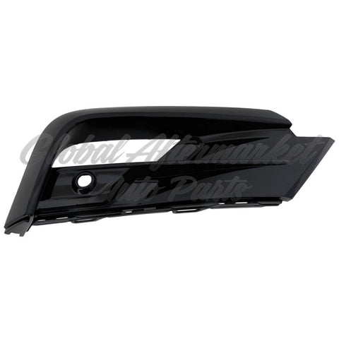 GRILLE FR RH UPPER PTD GLOSS BLACK W/O HOLE FILLER