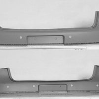 BUMPER RR PRIMED W/SENSOR HOLE CAPA
