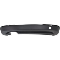 BUMPER RR LOWER TEXTURED BLACK W/O SENSOR/TRIALER HITCH HOLE/R-LINE