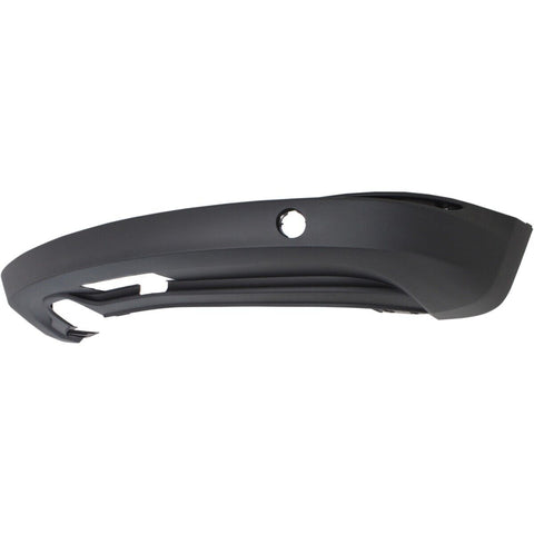 BUMPER RR LOWER TEXTURED BLACK W/O SENSOR/R-LINE W/HITCH HOLE CAPA