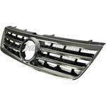 GRILLE SATIN-BLACK W/CHROME FRAME PLASTIC — photo 2