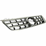GRILLE SATIN-BLACK W/CHROME FRAME PLASTIC — photo 3