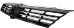 GRILLE BLACK W/CHROME MLDG — photo 2