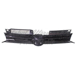 GRILLE BLACK W/PAINTED BLACK MOLDING — photo 5
