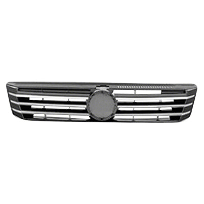 GRILLE PAINTED-BLACK W/6 VERTICAL CHROME MLDG STRIPS