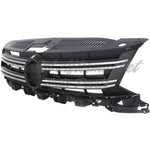 GRILLE BLACK W/CHROME MOULDING — photo 2