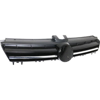 GRILLE CHROME/BLACK W/HID LAMPS