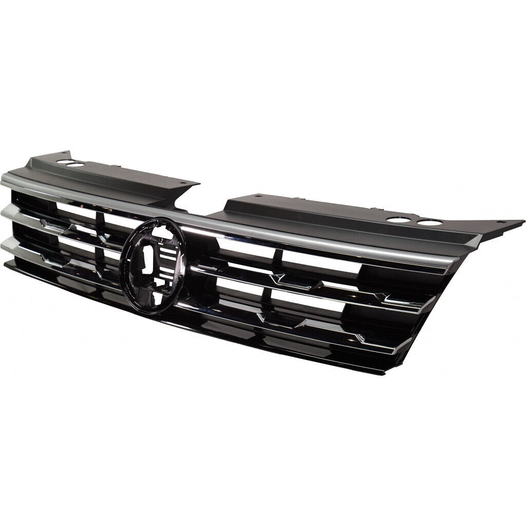 GRILLE BLACK W/CHROME TRIM/COLLISION WARNING W/O R-LINE CAPA