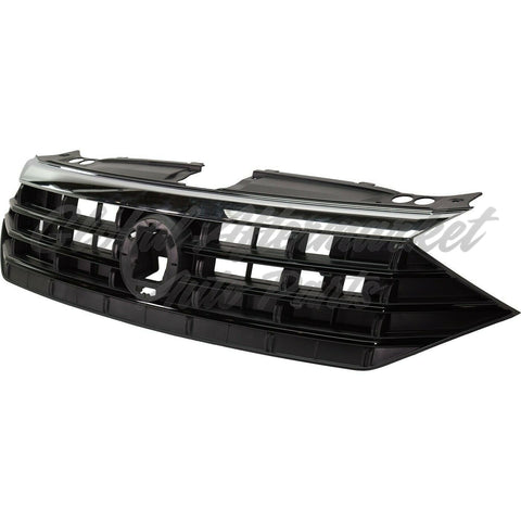 GRILLE CHROME UPPER MOULDING/BLACK LOWER MOULDING FOR R-LINE MODEL