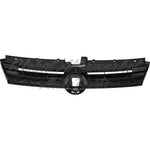 GRILLE PRIMED BLACK W/CHROME MOULDING — photo 5