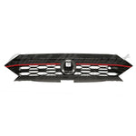 GRILLE FR GLOSS BLACK RED MOLDING GLI MODELS — photo 2