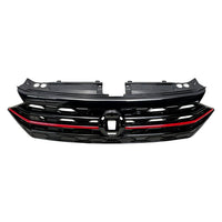 GRILLE FR GLOSS BLACK RED MOLDING GLI MODELS