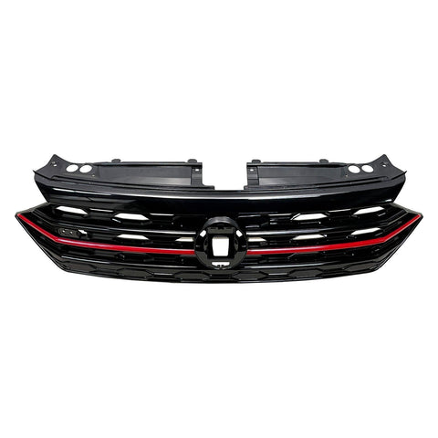 GRILLE FR GLOSS BLACK RED MOLDING GLI MODELS