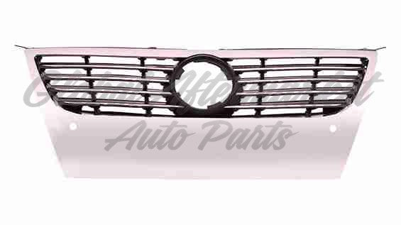 GRILLE BLACK W/CHROME MLDG W/DISTANCE SENSOR