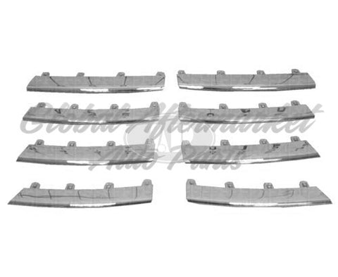 -) 2009 GRILLE MOULDING KIT CHROME (8PC/SET)