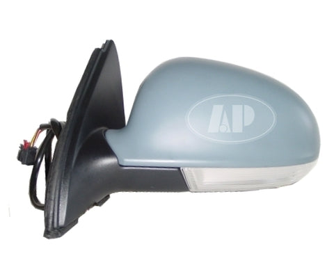 DOOR MIRROR LH POWER HTD W/SIGNAL W/O PUDDLE PTM