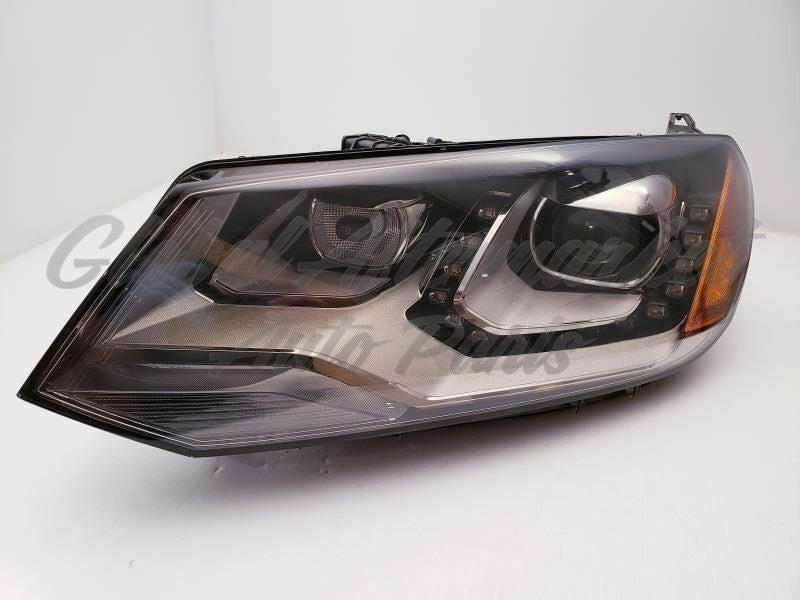 HEAD LAMP LH HID BLACK BEZEL W/CHROME TRIM INSERT HQ