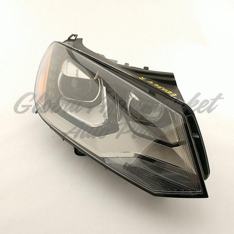 HEAD LAMP RH HID BLACK BEZEL W/CHROME TRIM INSERT HQ