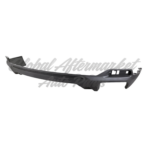 BUMPER RR LOWER TEXTURED W/ RECTANGULAR EXHAUST CUTOUTS W/O A-SPEC