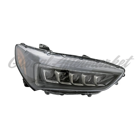 HEAD LAMP RH LED W/O LOGO WITH A-SPEC SMOKE CHROME HQ