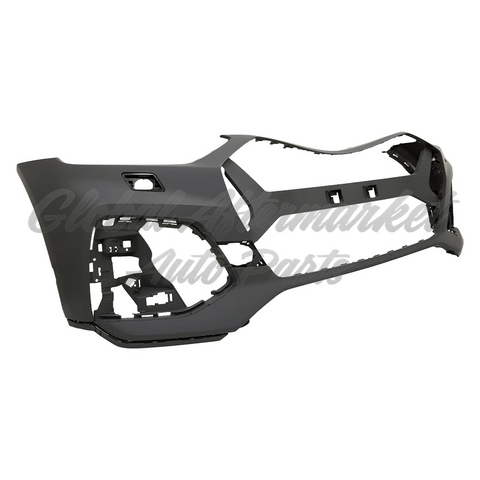 BUMPER FR PRIMED W/HEAD LAMP WASHER HOLE/TOW HOOK W/O PARALLEL PARK