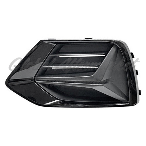 GRILLE LOWER FR LH TEXTURED BLACK W/GLOSS BLACK EXCLUDE S-LINE