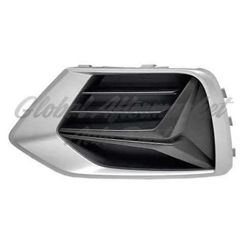 GRILLE LOWER FR LH TEXTURED BLACK W/GLOSS ARGENT EXCLUDE S-LINE