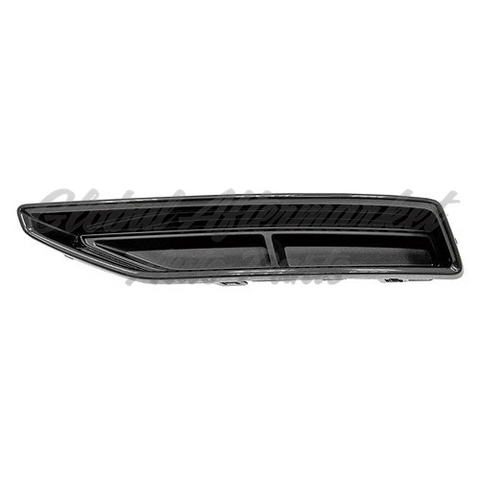 BUMPER MOLDING RR RH TEXTURED DARK CHROME W/O S-LINE