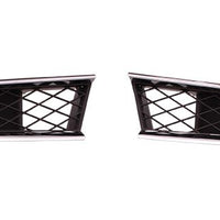 GRILLE LH OUTER MATT-BLACK W/CHROME MLDG (IMPREZA/OUTBACK)