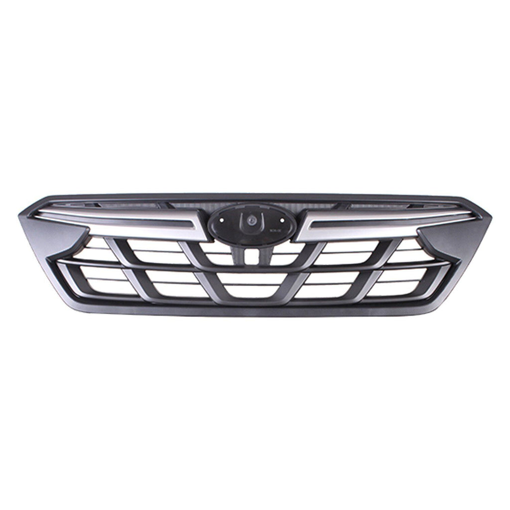 GRILLE FR BLACK W/UPPER ARGENT MOLDING W/BLACK INSERT TRIP W/O EMBLEM FOR 2.0
