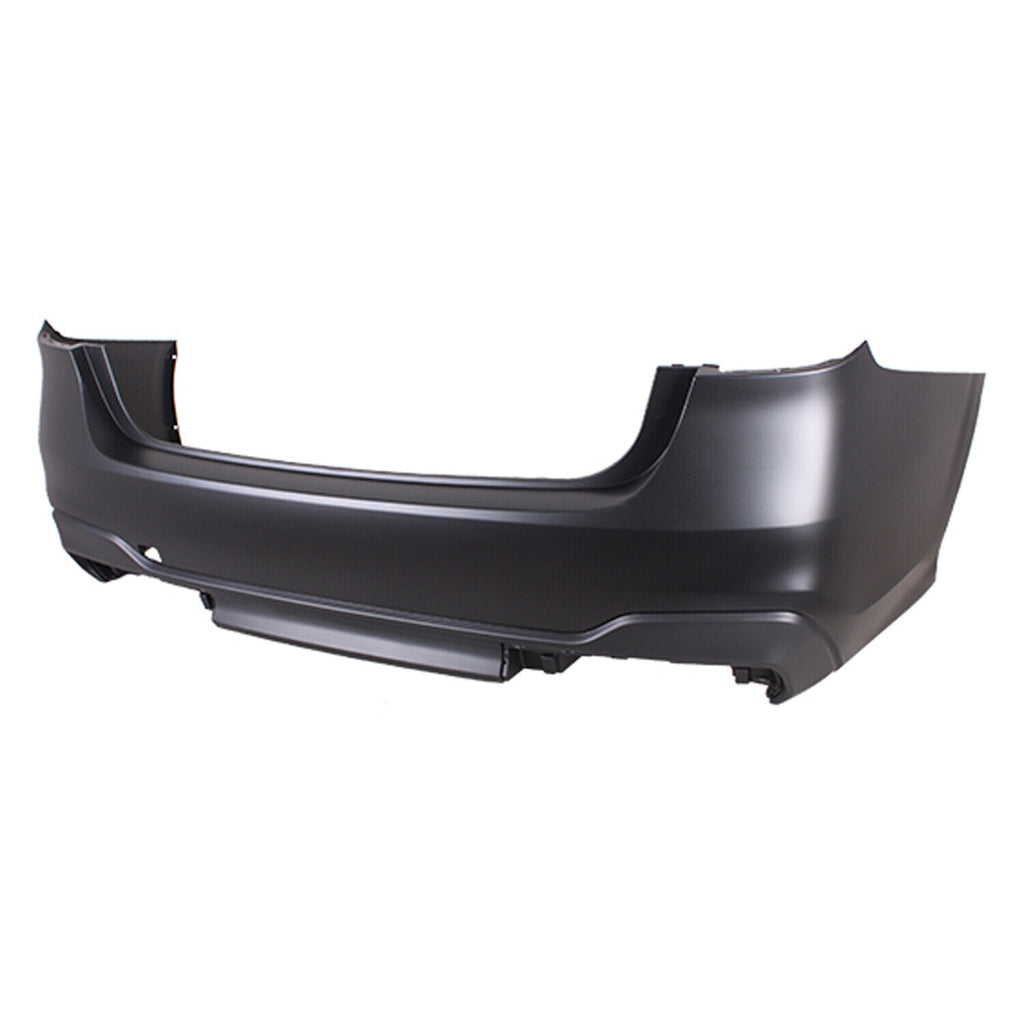 BUMPER RR PRIMED PTM W/TEXTURED LOWER W/O PARK ASSIST SENSOR