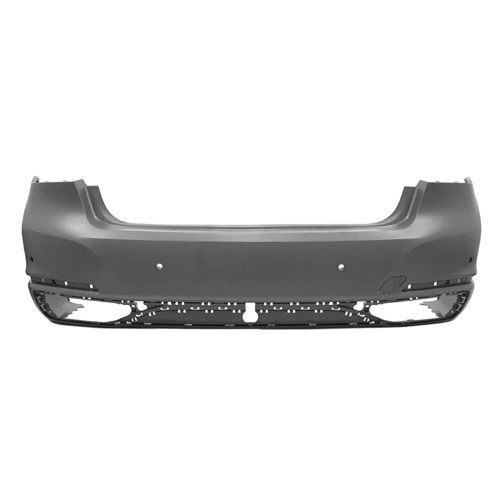 BUMPER RR PRIMED PTM W/TOW HOOK/2 PARK ASSIST/4 PDC W/P M-PKG