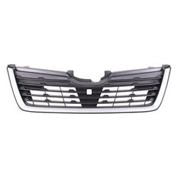 GRILLE MATTE BLACK W/SILVER MOULDING BASE/PREMIUM MODEL