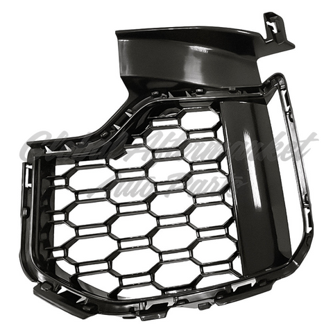 GRILLE FR LH (LOWER PORTION ONLY) GLOSS BLACK W/M-PKG
