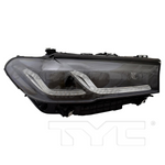 HEAD LAMP RH BLACK TRIM LED HQ — photo 1