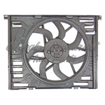 RADIATOR CONDENSER FAN ASSY W/ ONE BIG FAN — photo 1