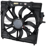 RADIATOR CONDENSOR FAN ASSY W/ ONE BIG FAN — photo 2