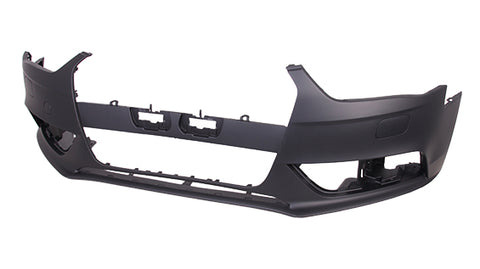 BUMPER FR W/O S-LINE PKG W/H/L WASHER W/O SENSOR PRIMED BLACK CAPA