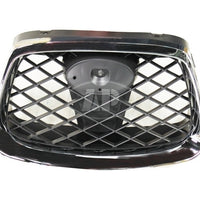GRILLE CENTER MATT-BLACK W/CHROME MLDG (IMPREZA/OUTBACK)